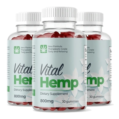 3 bottles of Vital Hemp